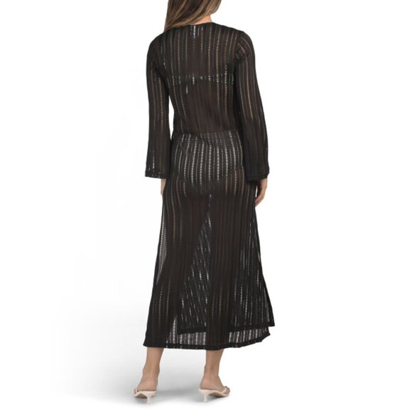TRINA TURK Black Skyhigh Maxi Dress Cover-up - Picture 2 of 2